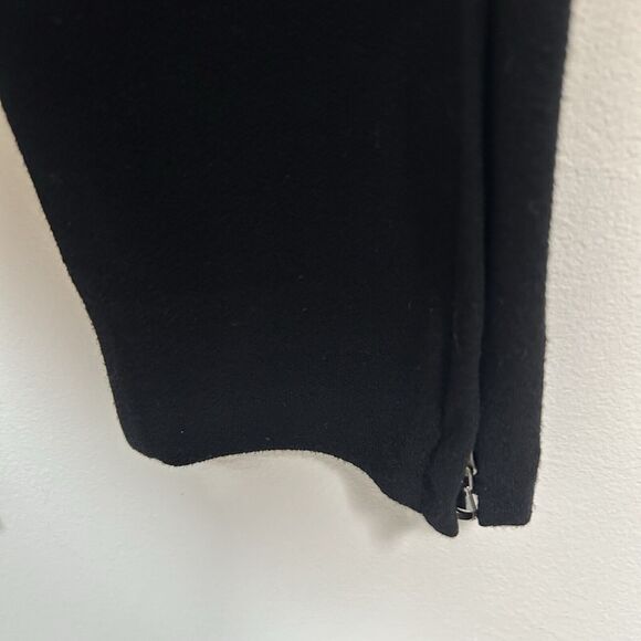 Dolce & Gabbana Dress Pants Black Italy Ankle Zip Stretch Women's Size 46 US 10 - Picture 4 of 8